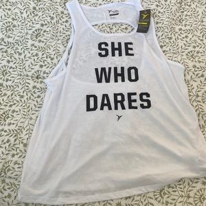 Old navy active tank “She Who Dares”